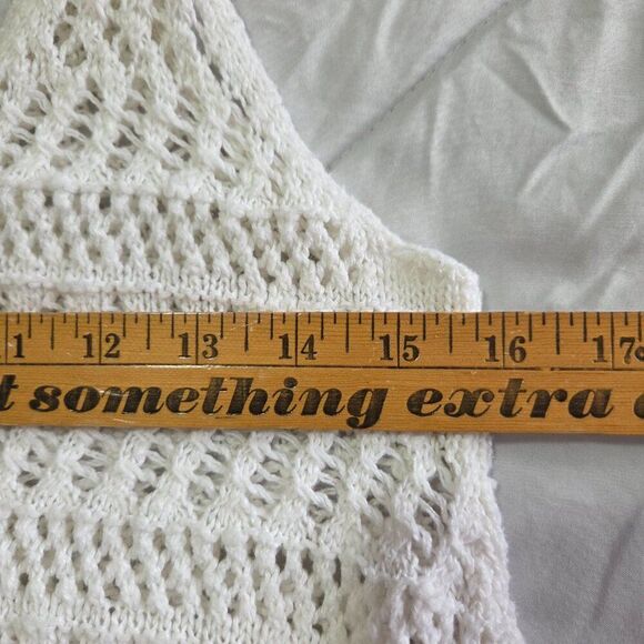 EUC HOLLISTER SCOOP NECK CROCHET TANK TOP SIZE M - Picture 13 of 14